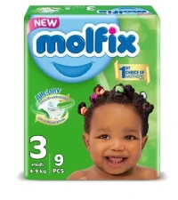Molfix Day & Night Diapers Size 3 6-9kg 9pcs